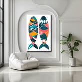 Painting by Numbers Art 2 Colorful Fish Head to Tail